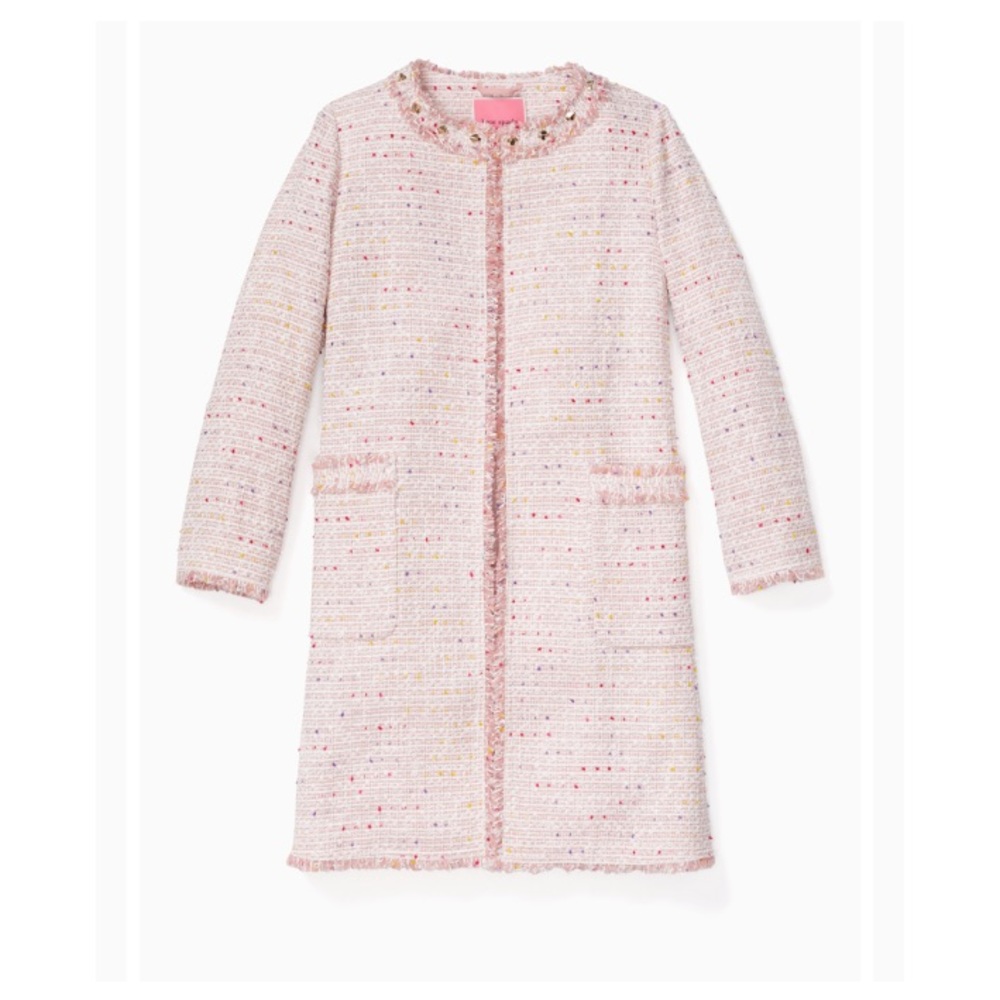 Kate Spade Blush Tweed Blazer